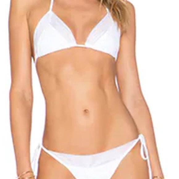 [Rachel Pally] NWOT white mesh bikini - Picture 1 of 2